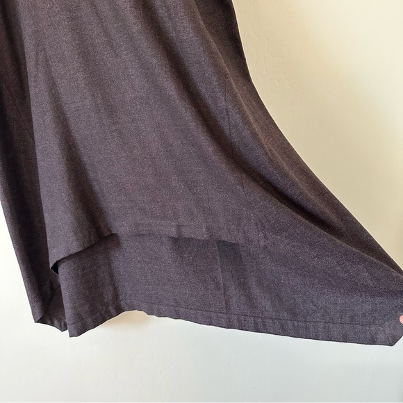 Eskandar Cashmere Silk High Low Hem Dress - Picture 6 of 14